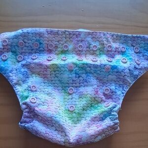 Rainbow Mermaid Scale Diaper Cover